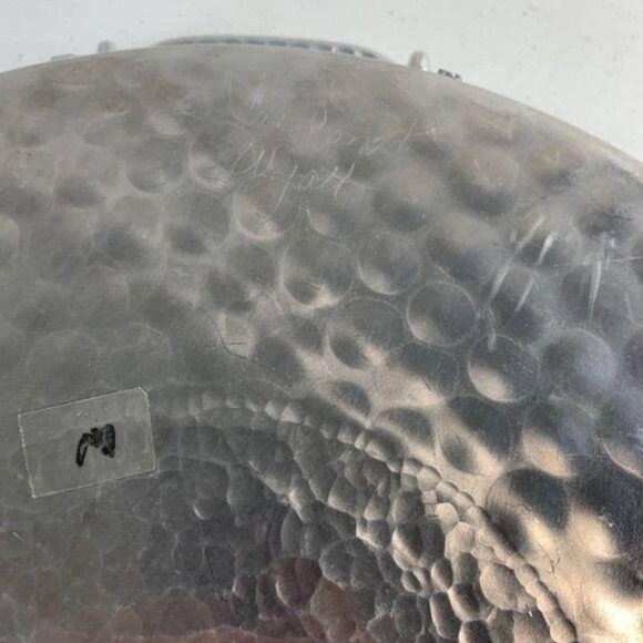 Vintage Cromwell Aluminum Serving Tray 14.5" Diameter Beautiful - Picture 2 of 8